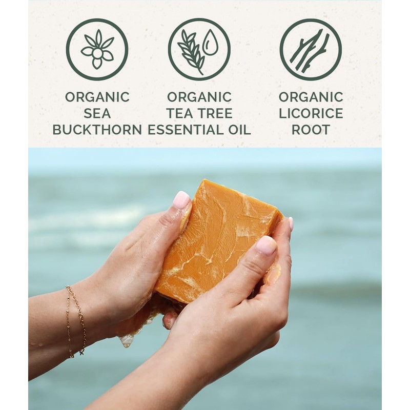 Chagrin Valley Natural Soap Bar - Sea Buckthorn, Organic Tea