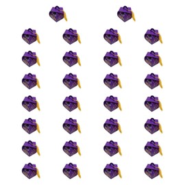 SM SunniMix 30x Graduation Cap Gift Boxes Graduation Decorations Adorable Goodie Present Bag 2.17x2.17x3.54inch Grad Party Favor Supplies, Purple