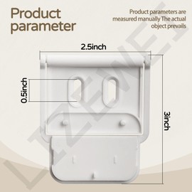 Garage Door Bracket for Ring Alarm Contact Sensors 2nd Gen (Sensor Not Included), Garage Door Security Accessory