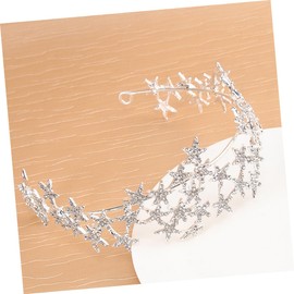 IWOWHERO Classic Princess Crown Rhinestone Tiara Wedding Headband Headpiece for Girls