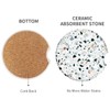 Britimes Car Coasters for Drinks Absorbent, 2 Pack Cup Holders,