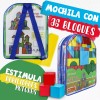 J.H. Company Mochila 36 Bloques De Construccion Juguete Didactico