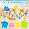 REZUCREY Beach Toys for Kids Toddlers, Sand Castle Toys with