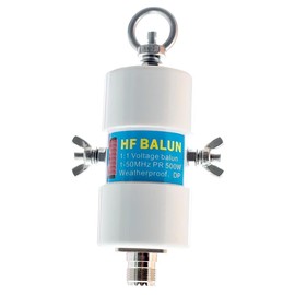 Atelierate 500W 1:1 Waterproof HF Balun for 160m - 6m Bands (1.8-50MHz) Waterproof DIY Inverted V Antenna Shortwave Antenna Balun