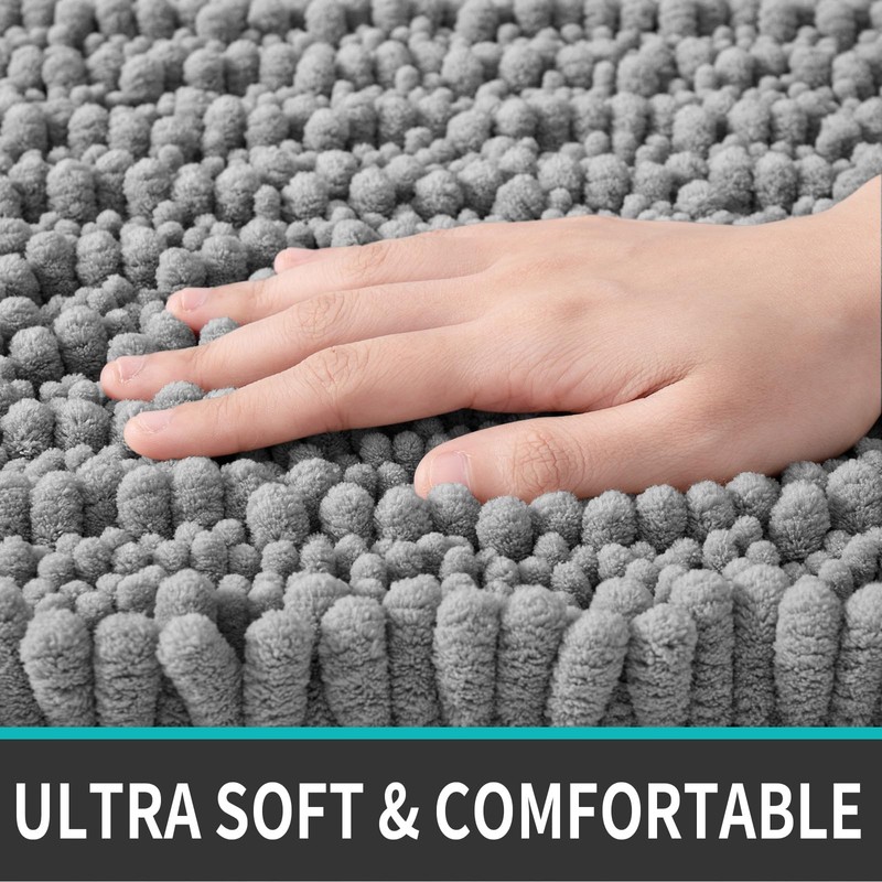 DEXI Bath Mat 40 x 60 cm, Non slip Bathroom