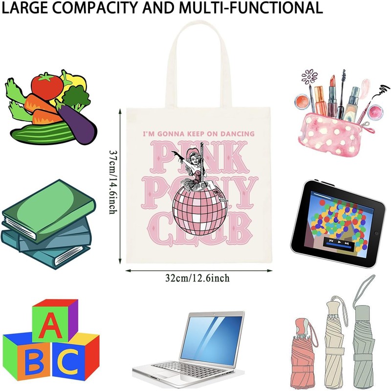 WCGXKO Singer Pink Tote Bag Pride Music Fan Gift Song