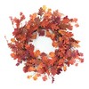 Melrose Oak Leaf Artificial Thanksgiving Wreath, 21-Inch