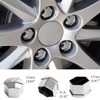 JEYORZY Nut Covers, Pack of 20 Wheel Nut Caps, Hex