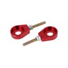 Simson S51, S5 Chain Tensioner for Swingarm, Anodised Aluminium, Red,