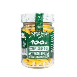 PURIZE® Glas I 100 XTRA Slim Size Activated Carbon Filter Yellow