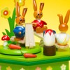 SIKORA OD03 Easter Decoration Wooden Music Box with Easter Bunny