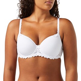 Triumph Women's Modern Finesse Wp Bra (Modern Finesse Wp) - White (WHITE 03), size: 90D