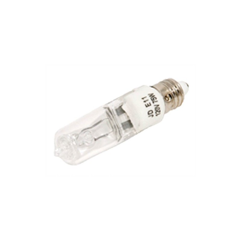 Bulbrite Q75CL/MC 120-Volt Halogen JD Type Mini-Candelabra E11 Bulb, 75-Watt