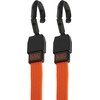 BLACK+DECKER BDX1012 Black/Orange 48" Flat Bungee Cord Straps, 2 Pack