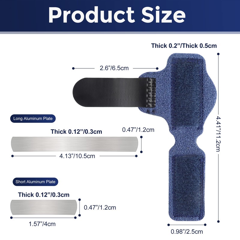 Ajoysoul Toe Splint for Women & Men, Adjustable Straightener Relief