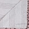 Homeroots 50" X 70" Pink and Brown Kantha Cotton Abstract