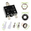 EPLZON 30A Manual Reset Push Button Circuit Breaker 125/250V AC