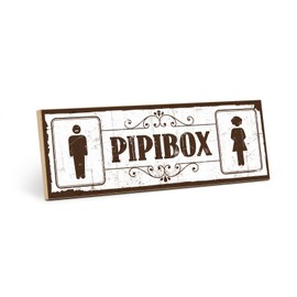 TypeStoff TypeStoff HS-00066 Wooden Sign with Saying - Shabby Chic Retro Vintage Nostalgia Decorative Typography Picture in Used Look Made of MDF Wood