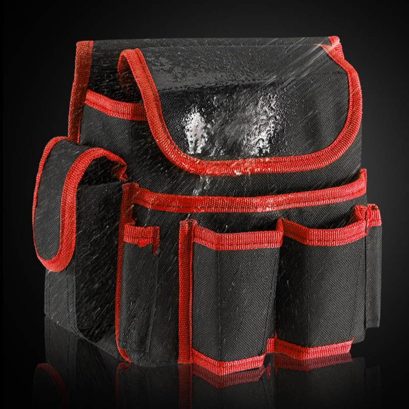 Tool Belt, Small Tool Pouch with Belt Clip, Collapsible Tool