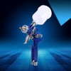 Blue Gravity Feed HVLP Mini Air Paint Spray Gun Low