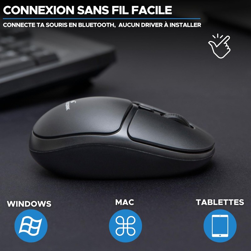 Bluestork - M-WL-OFF25 – Kabellose Maus Dongle USB 2,4 GHz