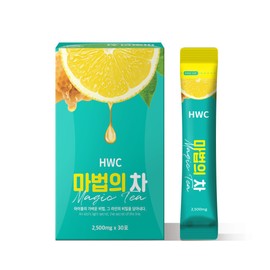 HWC Magic Tea Idol Water Uva Black Tea Lemon Green Tea 30 packets x 1 box / HWC 마법의 차 아이돌워터 우바홍차 레몬 녹차 30포 x 1박스