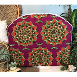 Mandala Fusion Twin/Twin XL Arched Headboard with Fringe