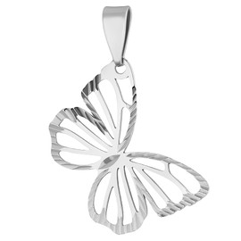 JC JEWELLER CARAT Rhodium-Plated 925 Silver Pendant, Silver
