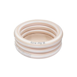 Love Myrill LP-70SS Round Pool, 27.6 inches (70 cm), 35.4 inches (90 cm), For Ages 1 and Up, Matte Texture, Dull Color, Stripe, Stylish, For Kids, Leisure Pool, Water Play, Summer Vacation, Sand