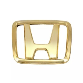 Neutron Motorsports UNIVERSAL HONDA GOLD ORNAMENT EMBLEM STICK ON EMBLEM FRONT REAR 2 3/4" x 2 1/4"