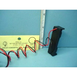 Cir-Kit Concepts Miniature "AA" 1 Cell 1.5 Volt Battery Holder #CK211-6 Cir-Kit Concepts 1/12th