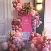 Dusty Pink Balloons, 50pcs Blush Light Pink Double Stuffed Pearl