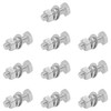 10 Sets of Stainless Steel Nuts & Bolts – Hex