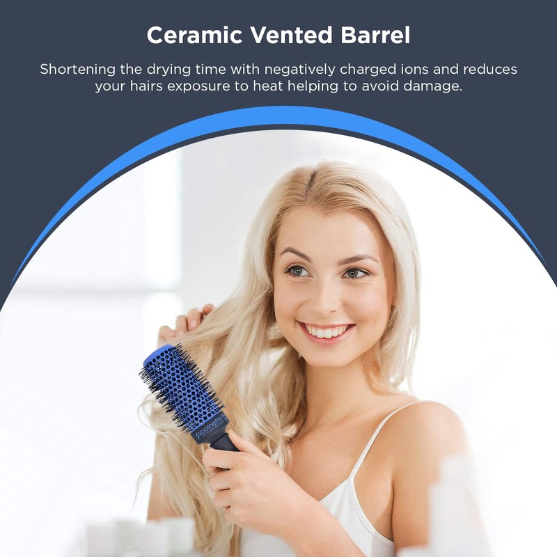 Spornette Prego 2.5 inch Round Brush (#270) with Tourmaline Ceramic