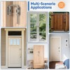 BiceNoning Sliding Door Loop Lock, 90/180 Degree Stainless Steel Patio