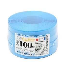 Konya Shoji PP Band, Blue, 0.6 inches (15 mm) x 392.4 ft (100 m) (For Handicrafts)