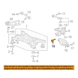 Genuine Honda 90173-STX-A02 Arm Adjust (Lower) Bolt B