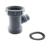 TAODAN Universal Kitchen Sink Drain PP Adapter Y Filter Connector