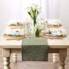 DII Two-Toned Collection Tabletop, Tablerunner, 13x108, Sage