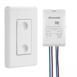 DEWENWILS Wall Switch Remote Control Lighting Fixture for Ceiling Lights, Fans,