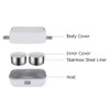 Electric Lunch Box Pluggable Heating Single / Double Layer Insulation