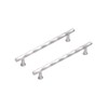 JIASENBAO Brushed Nickel Cabinet Pulls 6.3" Hole Center 5 Pack
