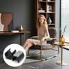Felt gliders for cantilever chairs, 16 pieces, clamping shell gliders,