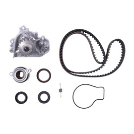 Dowfane Engine Timing Belt Kit with Water Pump TCKWP184 TBK184 Compatible with Acura Integra 1996-2001 Compatible with Honda CRV 1997-2001