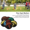 Flat Cones Spot Markers Numbered Floor Spot Markers Set Soccer