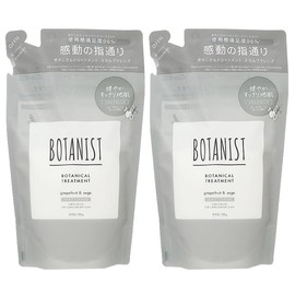 [Set] Botanist Botanical Treatment, Scalp Cleanse, 15.6 fl oz (425 ml), Grapefruit & Sage, Refill, Set of 2, Treatment (Refill)