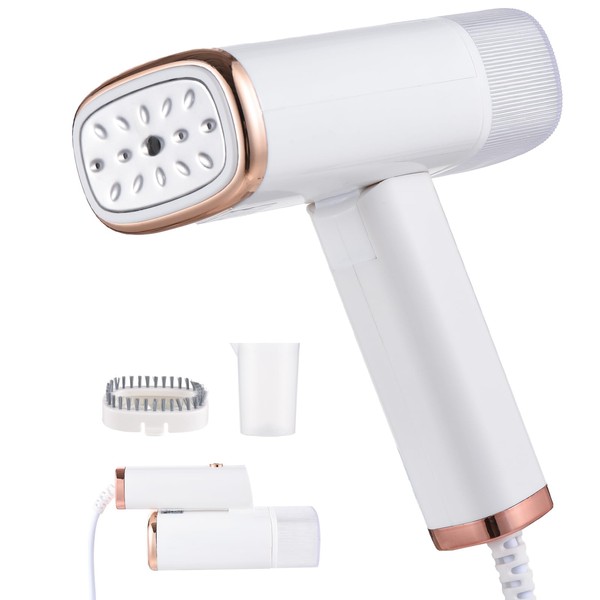Irishom Travel Steamer for Clothes, 1000W Powerful Foldable Handheld Garment