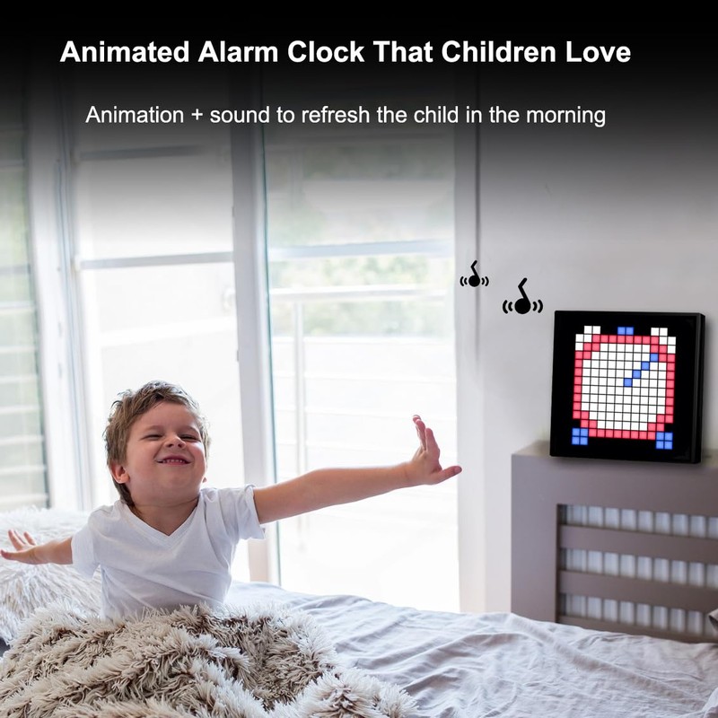 Seyxicnor Pixel Art Display 16x16 RGB, Animation LED Pixel Art