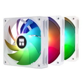 Thermalright TL-C12CW-X28-S X3 CPU Air Fan ARGB Case Cooler, PWM Silent -25.4dBA, 73.3CFM,up to 1550RPM Speed Cooling,PC Cooling for CPU Cooler and Chassis,3-Packs Inlet Fan