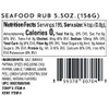 Oakland Dust Seafood Rub 5.5 OZ (156g) Shaker Bottle